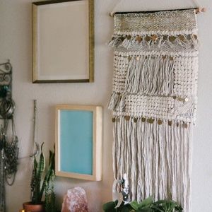 NWT Karma Living Macrame Bohemian Hanging Decor